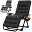 Suteck Zero Gravity Chair, Reclining Camping Chairs w/Removable Cushion