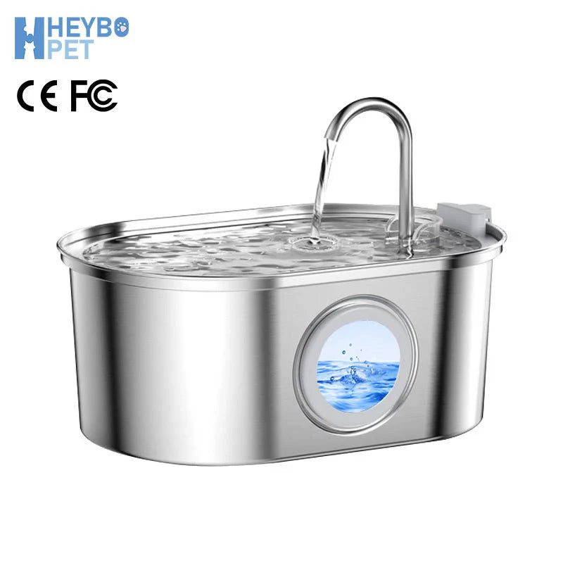 HEYBO Automatic Pet Water Dispenser with Ultra Quiet Pump