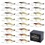 Goture Soft Shrimp Lures Fishing Saltwater Luminous Shrimp Bait Set