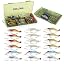 Goture Soft Shrimp Lures Fishing Saltwater Luminous Shrimp Bait Set
