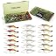 Goture Soft Shrimp Lures Fishing Saltwater Luminous Shrimp Bait Set