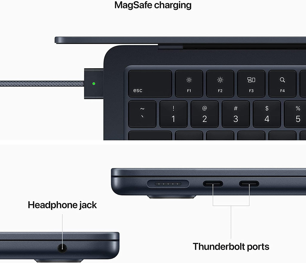 Refurbished Apple MacBook Air 2022 M2 13.6-inch Laptop, 8GB RAM, 512GB SSD, Midnight product image 5