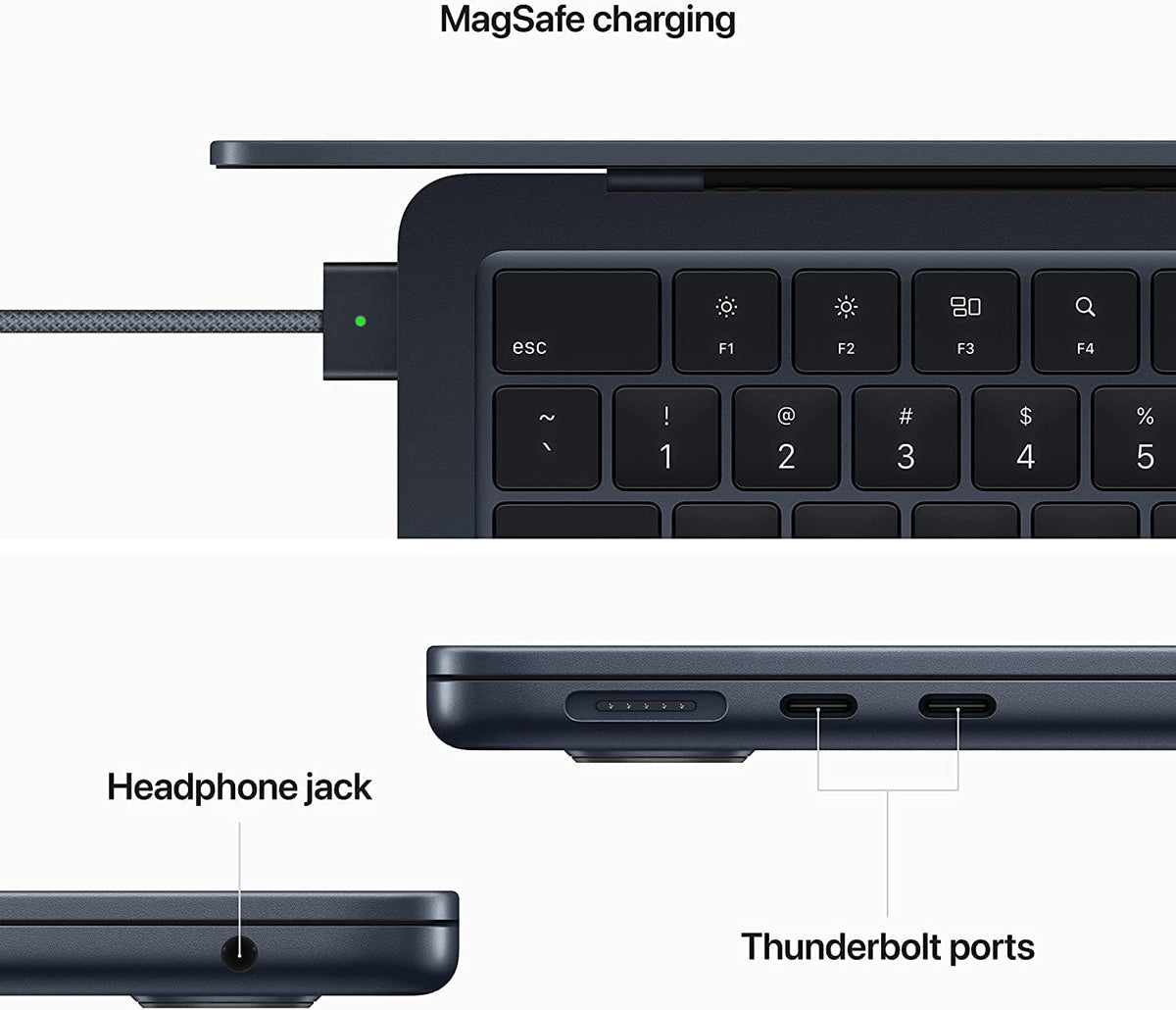 Refurbished Apple MacBook Air 2022 M2 13.6-inch Laptop, 8GB RAM, 512GB SSD, Midnight product image 5
