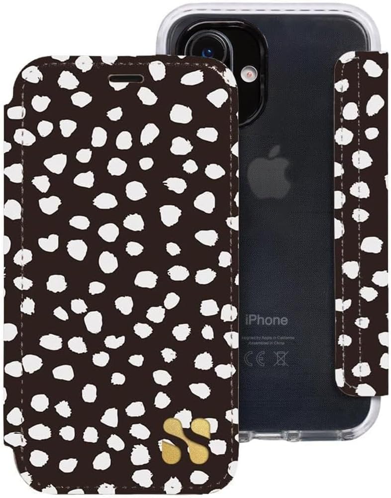 SafeSleeve EMF Blocker Detachable Leather Wallet Case for iPhone 16, Beige