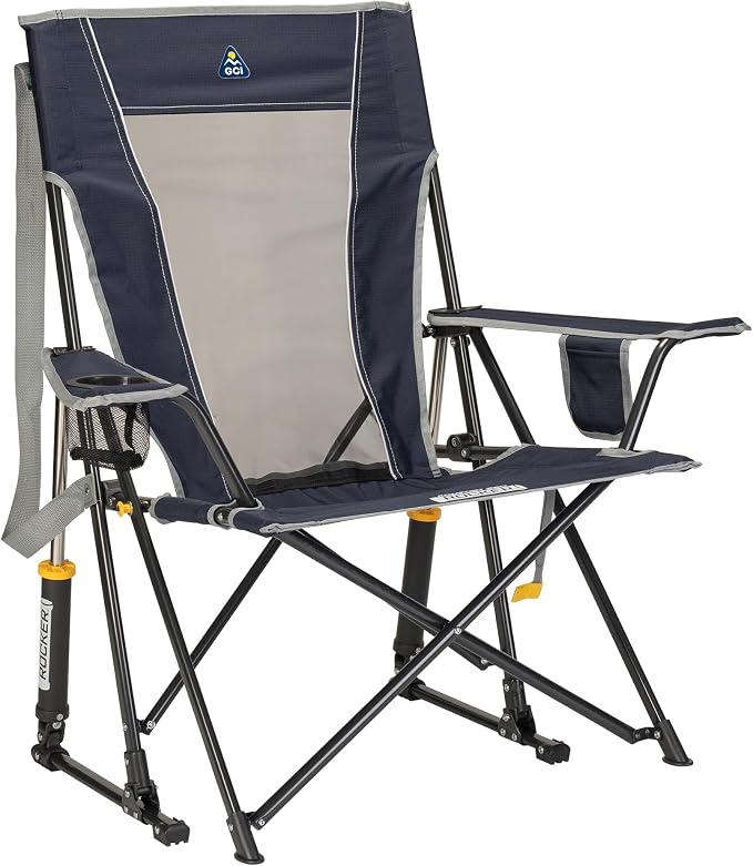 GCI Outdoor Comfort Pro Rocker Camping Chair - Indigo Blue