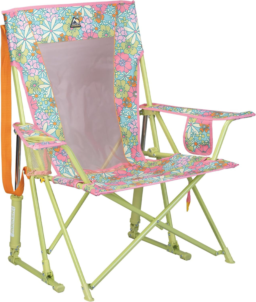 GCI Outdoor Comfort Pro Rocker Camping Chair - Indigo Blue