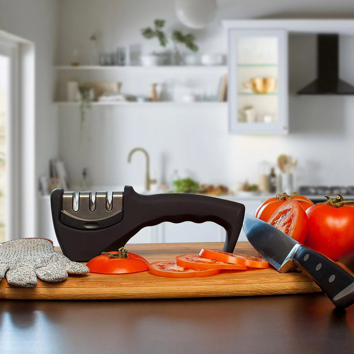 Knife Sharpener Professional Kitchen Blade Sharpening Tool Handheld System
